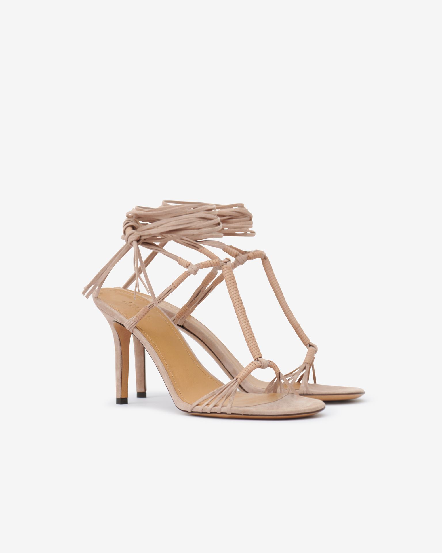 Isabel Marant, Arja Suede Leather Sandals - Women - Brown
