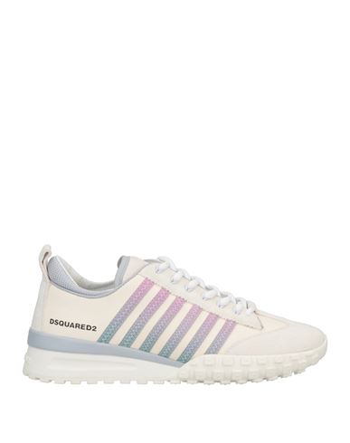 Dsquared2 Woman Sneakers White Size 6 Calfskin