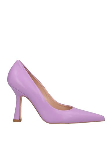 LIU •JO LIU •JO WOMAN PUMPS PURPLE SIZE 6 SOFT LEATHER