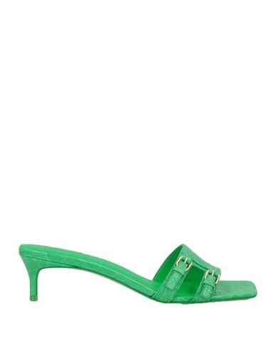 By Far Woman Sandals Green Size 6 Soft Leather