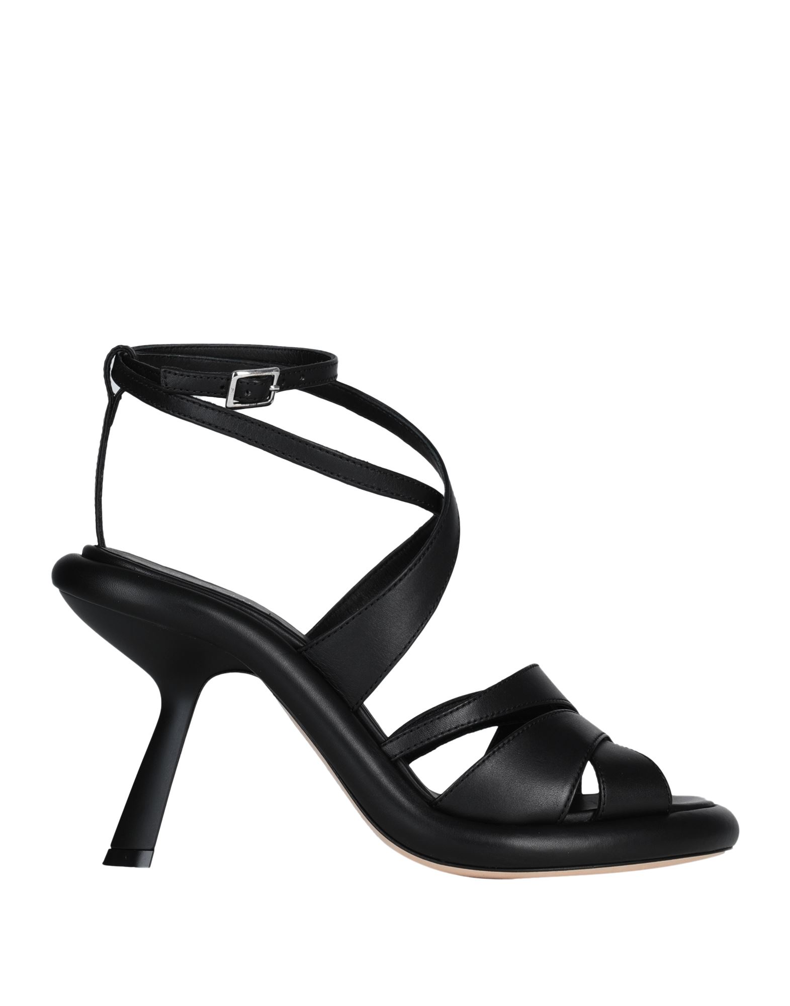 VIC MATIE VIC MATIĒ WOMAN SANDALS BLACK SIZE 8 SOFT LEATHER 