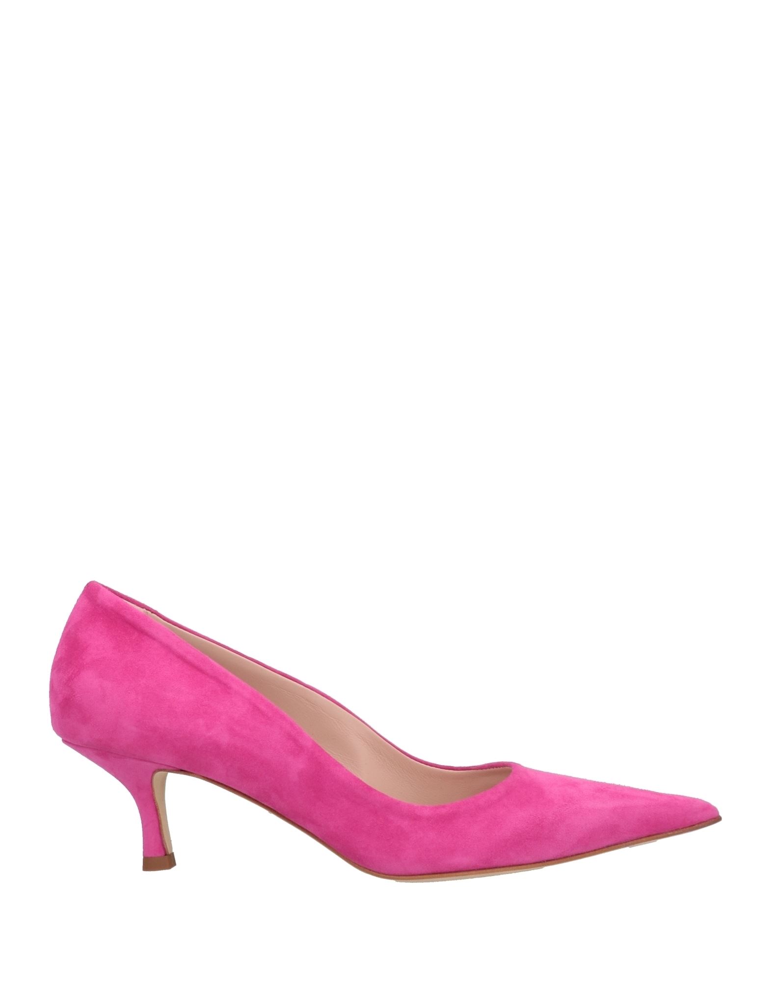 LUCA VALENTINI LUCA VALENTINI WOMAN PUMPS FUCHSIA SIZE 7 LEATHER 