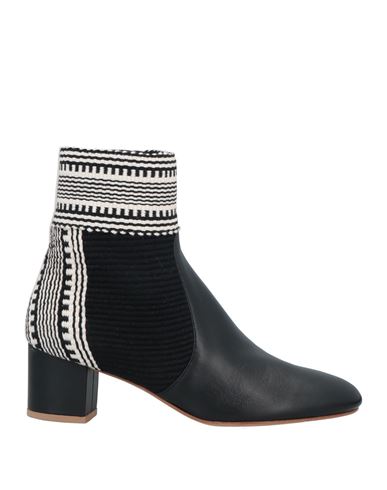 Antolina Paris Woman Ankle Boots Black Size 9 Textile Fibers