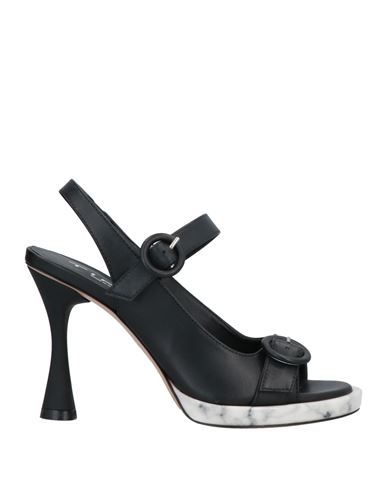 Tiffi Woman Sandals Black Size 6 Soft Leather