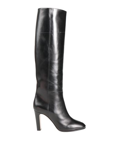 Sly010 Woman Knee Boots Black Size 11 Soft Leather