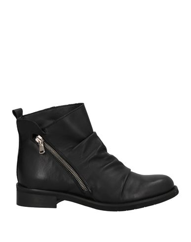 Divine Follie Woman Ankle Boots Black Size 11 Soft Leather