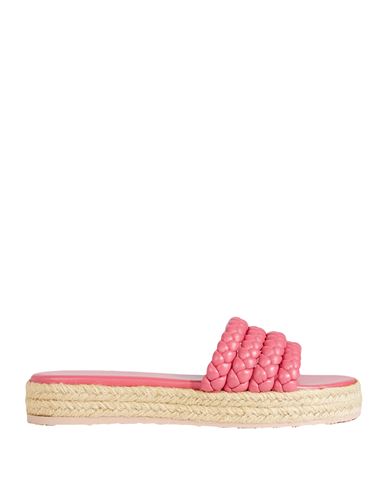 Gianvito Rossi Woman Espadrilles Fuchsia Size 6.5 Soft Leather In Pink