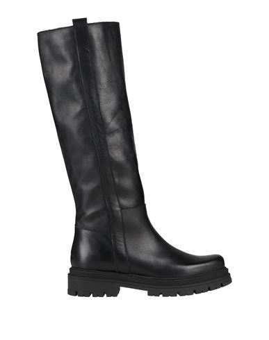 Divine Follie Woman Knee Boots Black Size 11 Soft Leather