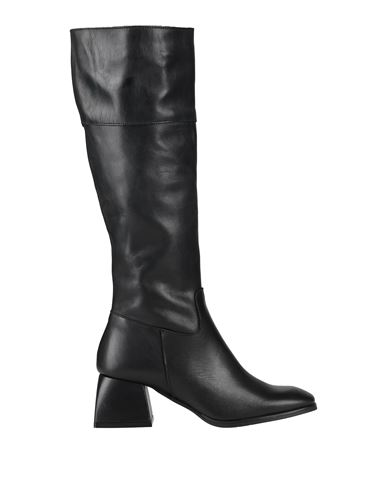 Divine Follie Woman Knee Boots Black Size 11 Soft Leather