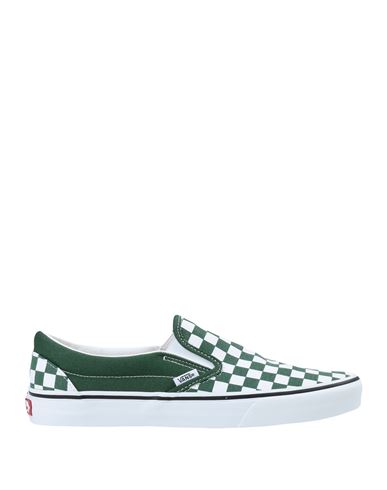 Vans Ua Classic Slip-on Man Sneakers Green Size 7.5 Textile Fibers
