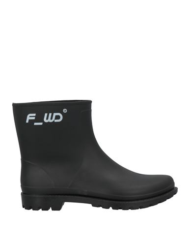 F Wd F_wd Woman Ankle Boots Black Size 5 Rubber