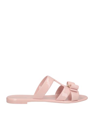 Ferragamo Woman Sandals Blush Size 5 Pvc - Polyvinyl Chloride In Pink