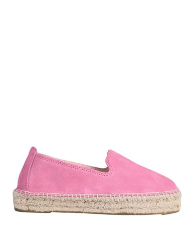 Manebi Manebí Woman Espadrilles Pink Size 7 Leather In Multi