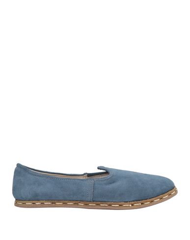 Sabah Man Loafers Blue Size 8 Soft Leather