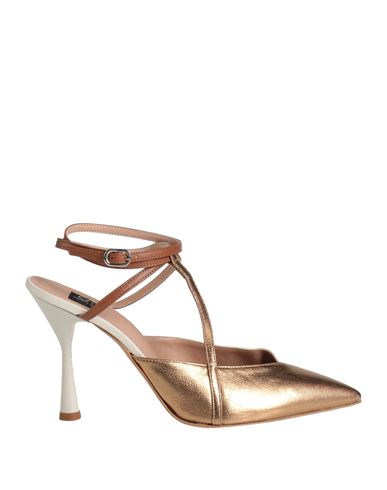 Shop Islo Isabella Lorusso Woman Pumps Gold Size 6 Leather