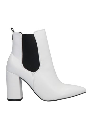Pregunta Woman Ankle Boots White Size 10 Synthetic Fibers