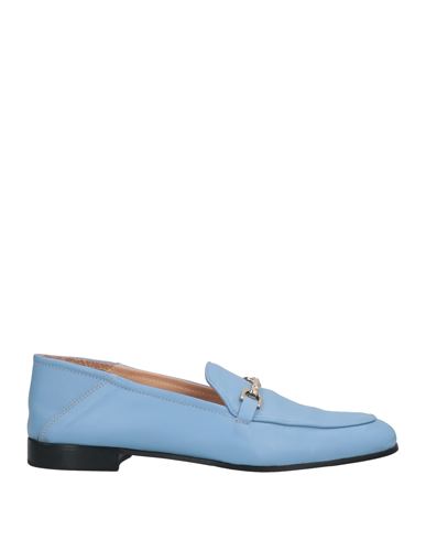 Lemaré Woman Loafers Sky Blue Size 9 Soft Leather