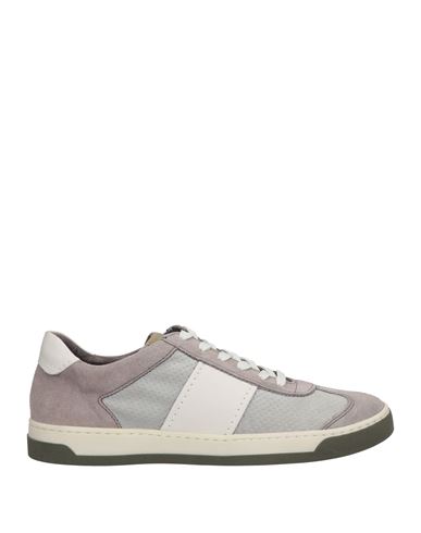 Pollini Man Sneakers Grey Size 7 Soft Leather