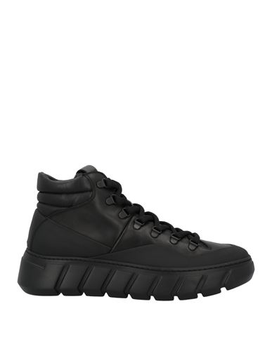 Mich E Simon Man Sneakers Black Size 7 Soft Leather