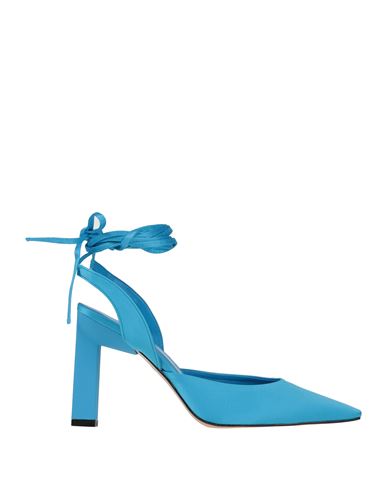 Bianca Di Woman Pumps Azure Size 6 Textile Fibers In Blue