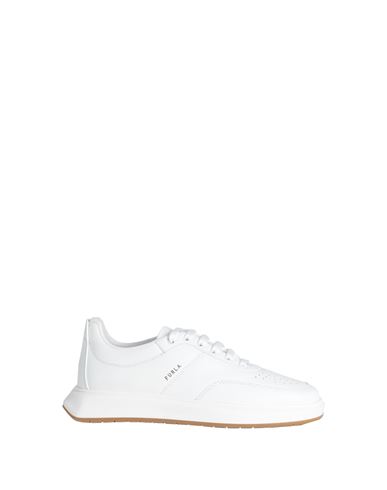 Furla Woman Sneakers White Size 6 Soft Leather