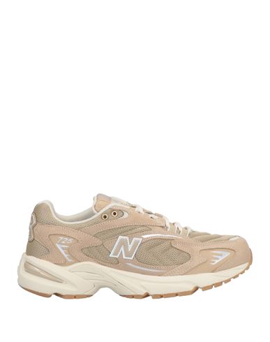New Balance Man Sneakers Beige Size 9 Leather, Textile Fibers