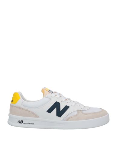 NEW BALANCE NEW BALANCE WOMAN SNEAKERS WHITE SIZE 6.5 LEATHER, TEXTILE FIBERS