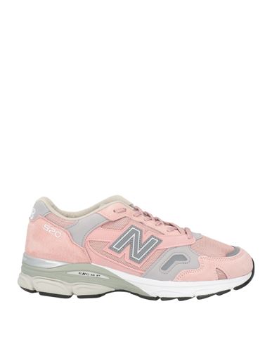 New Balance Man Sneakers Pink Size 8 Soft Leather, Textile Fibers