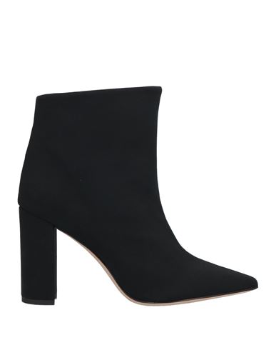 Dondup Woman Ankle Boots Black Size 8 Textile Fibers