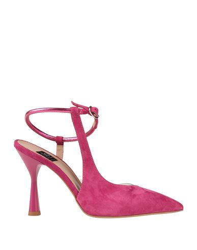 Islo Isabella Lorusso Woman Pumps Magenta Size 8 Soft Leather, Pvc - Polyvinyl Chloride