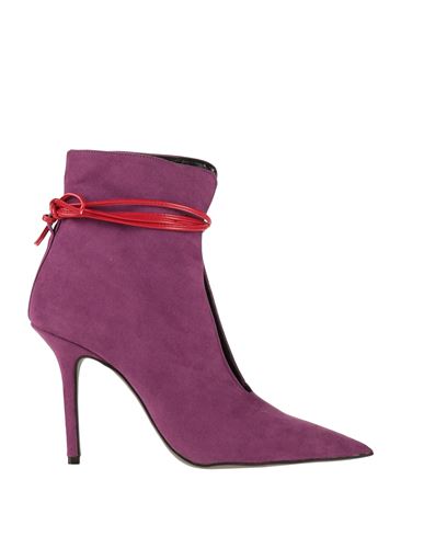 Islo Isabella Lorusso Woman Ankle Boots Mauve Size 9 Textile Fibers In Purple