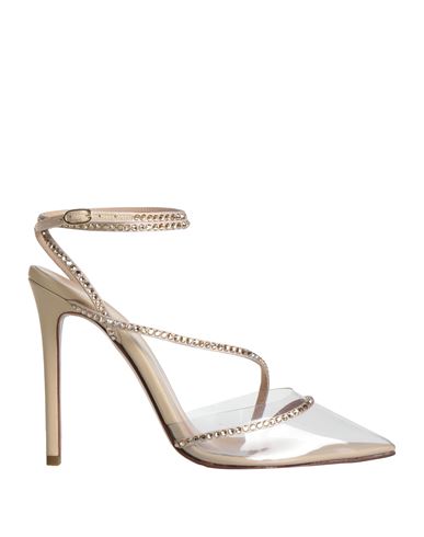 Andrea Wazen Woman Pumps Beige Size 9 Soft Leather, Pvc - Polyvinyl Chloride In Beige