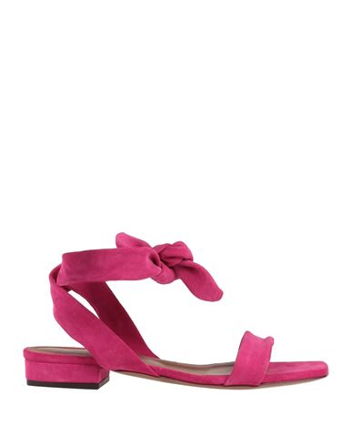 L'autre Chose L' Autre Chose Woman Sandals Fuchsia Size 7 Leather In Pink