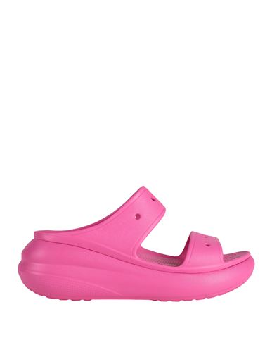Crocs Woman Sandals Fuchsia Size 8 Eva (ethylene - Vinyl - Acetate) In Pink