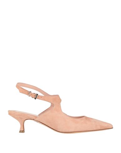 Anna F. Woman Pumps Blush Size 6 Soft Leather In Pink
