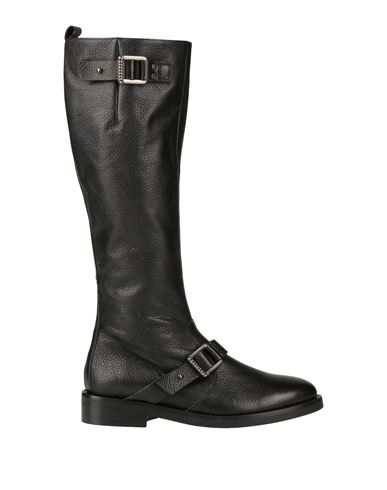 Paola Ferri Woman Knee Boots Black Size 7.5 Soft Leather