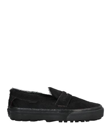 Shop Vans Woman Loafers Black Size 8 Soft Leather