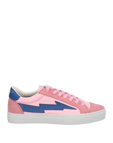Sanyako Woman Sneakers Pink Size 7 Soft Leather, Textile Fibers