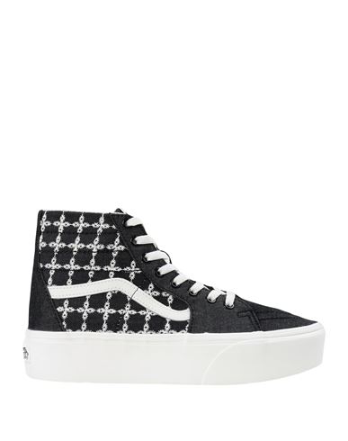 Vans Ua Sk8-hi Tapered Stackform Woman Sneakers Black Size 7.5 Textile Fibers, Soft Leather