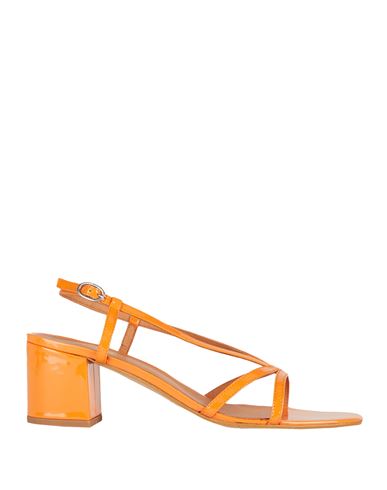 Jonak Woman Sandals Orange Size 6 Soft Leather