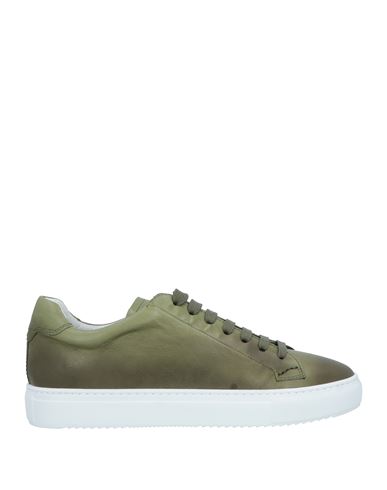 Doucal's Man Sneakers Military Green Size 9 Leather