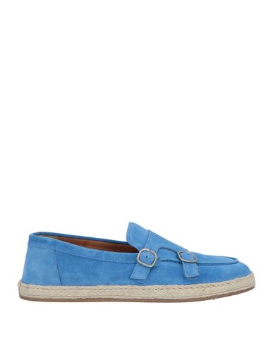 Doucal's Man Espadrilles Azure Size 8 Leather In Blue