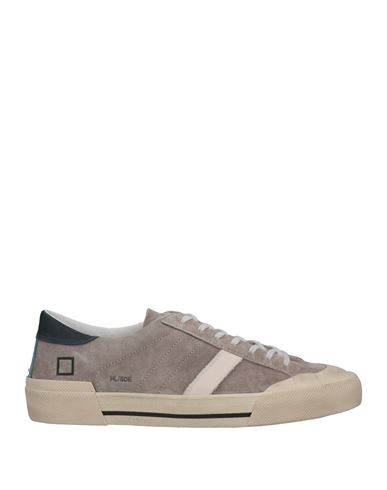 Date D. A.t. E. Man Sneakers Grey Size 9 Soft Leather