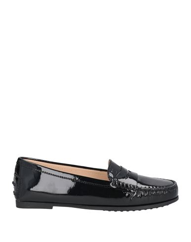 Tod's Woman Loafers Black Size 5.5 Leather