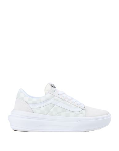 Vans Ua Old Skool Overt Cc Woman Sneakers White Size 8 Soft Leather, Textile Fibers