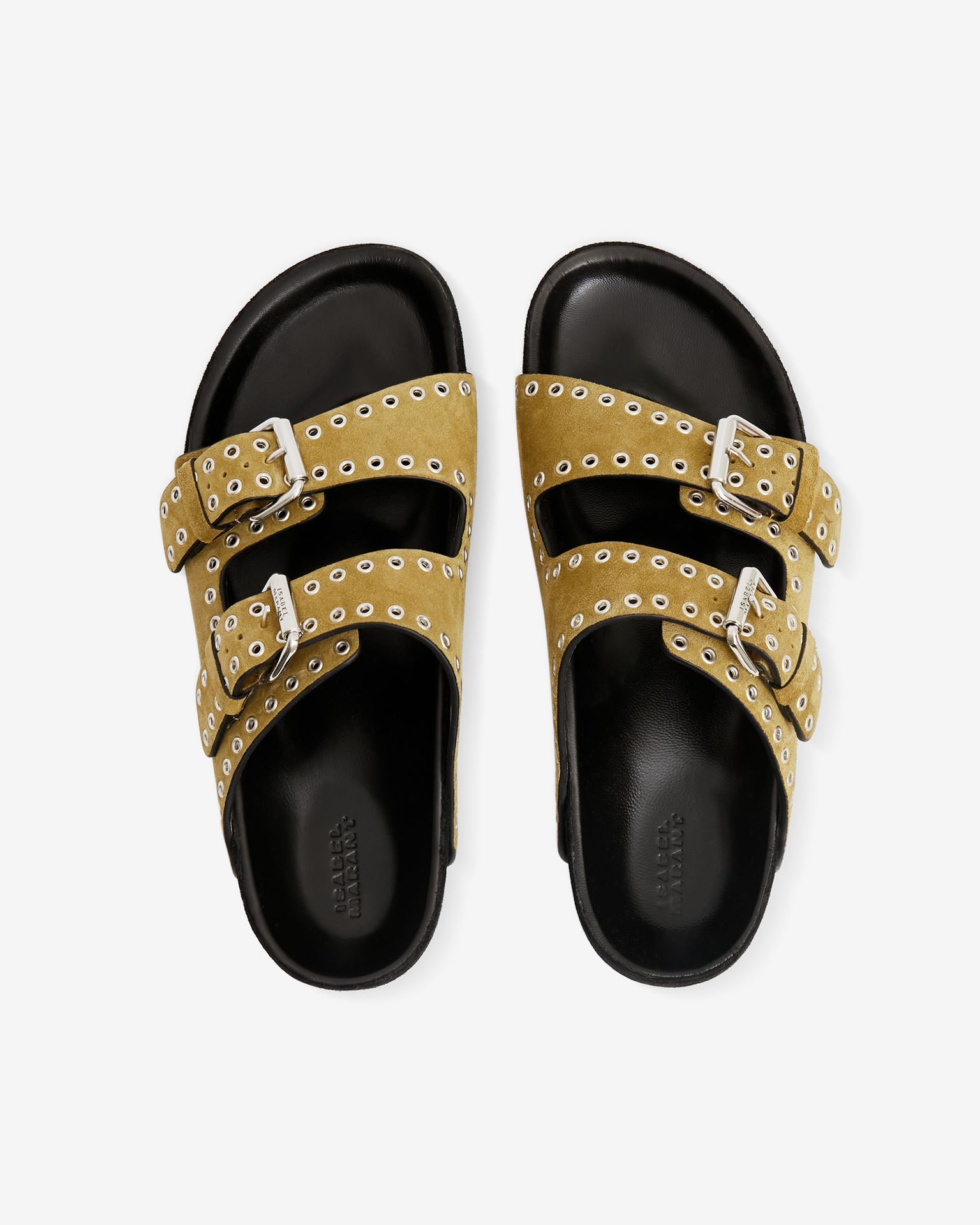 Isabel Marant Lennyo Buckle Sandals In Brown