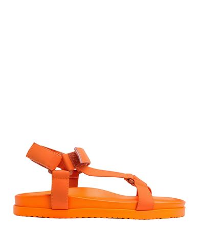 8 By Yoox Gummy Sandal Woman Sandals Orange Size 5 Polyurethane