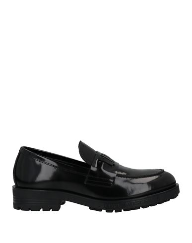 Love Moschino Woman Loafers Black Size 6 Soft Leather