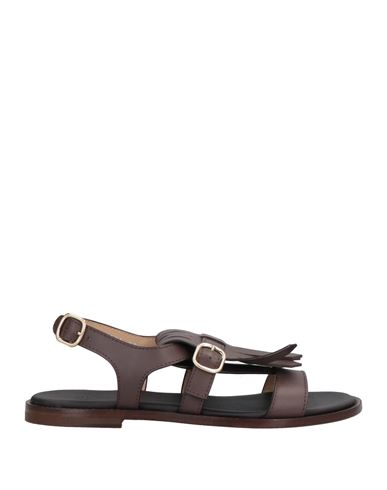 Doucal's Woman Sandals Cocoa Size 6 Leather In Brown