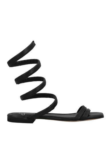 Gioia.a. Gioia. A. Woman Sandals Black Size 9 Leather In Black